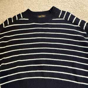 Truth Women’s Navy Striped Sweater